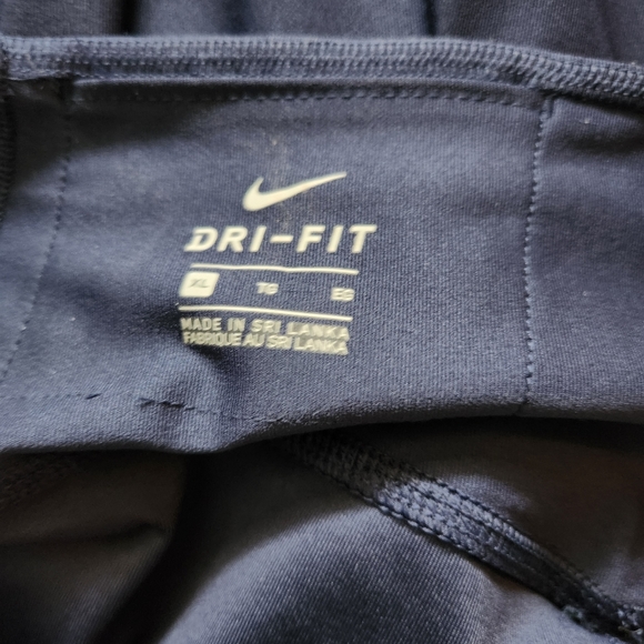 Nike Dri Fit Maize & Blue University of Michigan Wolverines Athletic Leggings XL - Picture 4 of 5